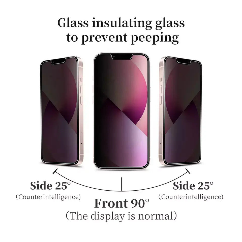 BUY 1 GET 1 FREE Anti Spy Privacy Tempered Glass Screen Protector iPhone